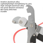 XINDA XD8604 Outdoor Hand Control Climbing Stop Descender Rappelling Descender, XINDA XD8604 (Blue), XINDA XD8604 (Silver)