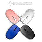 Rapoo M200G 1300 DPI 3 Keys Silent Wireless Mouse, White, Pink, Blue, Gray