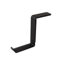 2 PCS JD045 Computer Headwear Headset Hook Multi-Function Metal Display Rack, White, Black