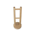 2 PCS Wooden Headphones BracketIn Wooden Headphones Show Racks, Round Bottom, Square Bottom