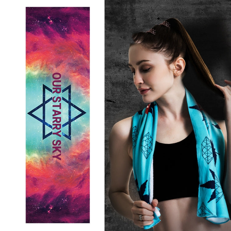 Fitness Cold Towel Outdoor Sports Cooling Quick-Drying Towel, Size: 100 x 30cm, Quick-Drying Towel, Size: 100 x 30cm(Greenery), Quick-Drying Towel, Size: 100 x 30cm(Maple), Quick-Drying Towel, Size: 100 x 30cm(Sky)                                      ...