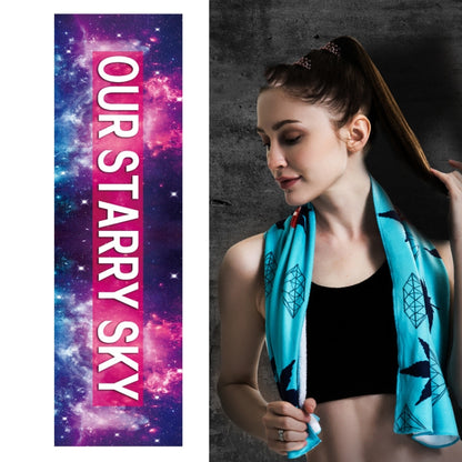 Fitness Cold Towel Outdoor Sports Cooling Quick-Drying Towel, Size: 100 x 30cm, Quick-Drying Towel, Size: 100 x 30cm(Greenery), Quick-Drying Towel, Size: 100 x 30cm(Maple), Quick-Drying Towel, Size: 100 x 30cm(Sky)                                      ...