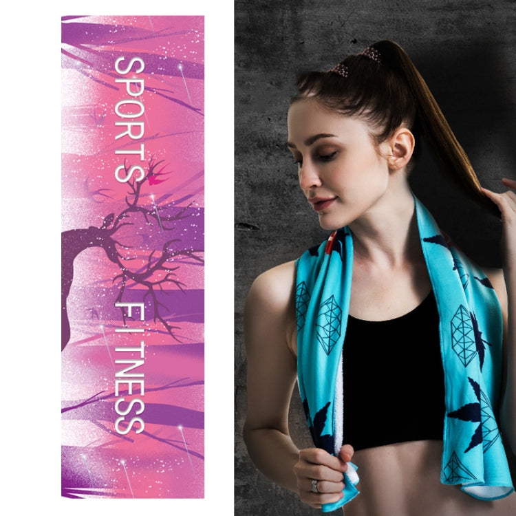 Fitness Cold Towel Outdoor Sports Cooling Quick-Drying Towel, Size: 100 x 30cm, Quick-Drying Towel, Size: 100 x 30cm(Greenery), Quick-Drying Towel, Size: 100 x 30cm(Maple), Quick-Drying Towel, Size: 100 x 30cm(Sky)                                      ...