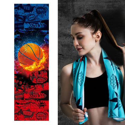 Fitness Cold Towel Outdoor Sports Cooling Quick-Drying Towel, Size: 100 x 30cm, Quick-Drying Towel, Size: 100 x 30cm(Greenery), Quick-Drying Towel, Size: 100 x 30cm(Maple), Quick-Drying Towel, Size: 100 x 30cm(Sky)                                      ...