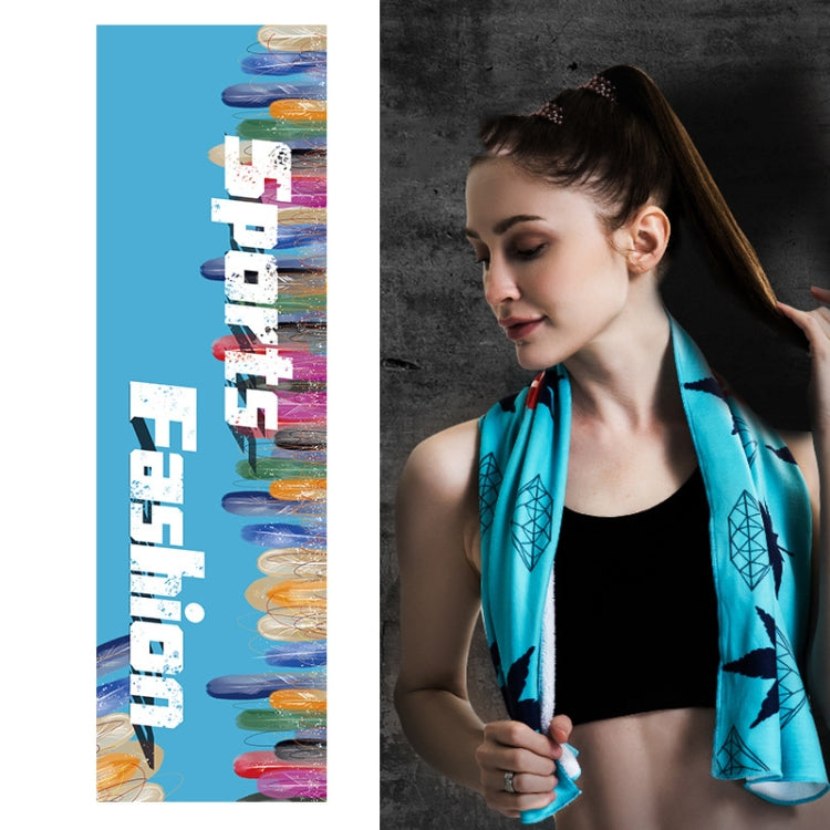 Fitness Cold Towel Outdoor Sports Cooling Quick-Drying Towel, Size: 100 x 30cm, Quick-Drying Towel, Size: 100 x 30cm(Greenery), Quick-Drying Towel, Size: 100 x 30cm(Maple), Quick-Drying Towel, Size: 100 x 30cm(Sky)                                      ...