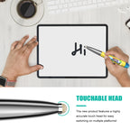 PR-A18 2.4G Charge Mouse Pen Handwritten Glow Wireless Mouse Pen, Yellow, Red, Purple, Green, Blue, Silver Gray