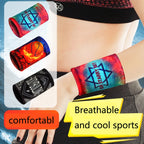 Sports Fitness Elastic Wristbands Absorbing Sweat Playing Ball Riding Wiping Sweat Cold Wristbands, S, M