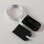 Th7006 Multi-Function Folding Magnifying Mirror With LED Lamp Hold Bracket Two-Purpose Reading Repair Acrylic 3 Times Magnifier, Th7006