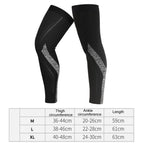 WEST BIKING Autumn & Winter Cycling Warmth Velvet Cold-Proof Leg Cover Outdoor Sports Equipment, Size：, M, L, XL