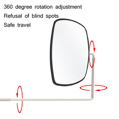 WEST BIKING Bicycle Riding Glasses Mini Rearview Mirror Multi-Angle Adjustable Flat Mirror, Helmet Mini  Rearview Mirror