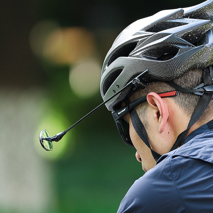 WEST BIKING Mountain Road Bike Helmet Mini Reflective Convex Rearview Mirror, Convex Rearview Mirror