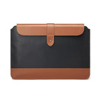 Horizontal Microfiber Color Matching Notebook Liner Bag, Style:, Liner Bag (Black + Brown)  11  -12 Inch, Liner Bag (Black + Brown)  13  -14 Inch, Liner Bag (Black + Brown)  14-15.4 Inch, Liner Bag  (Blue + Brown) 11  -12 Inch                          ...