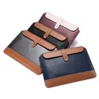 Horizontal Microfiber Color Matching Notebook Liner Bag, Style:, Liner Bag (Black + Brown)  11  -12 Inch, Liner Bag (Black + Brown)  13  -14 Inch, Liner Bag (Black + Brown)  14-15.4 Inch, Liner Bag  (Blue + Brown) 11  -12 Inch                          ...