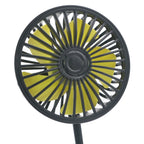 F408 Car Silicone Hose Fan Multi-Angle Adjustment USB Fan, F408