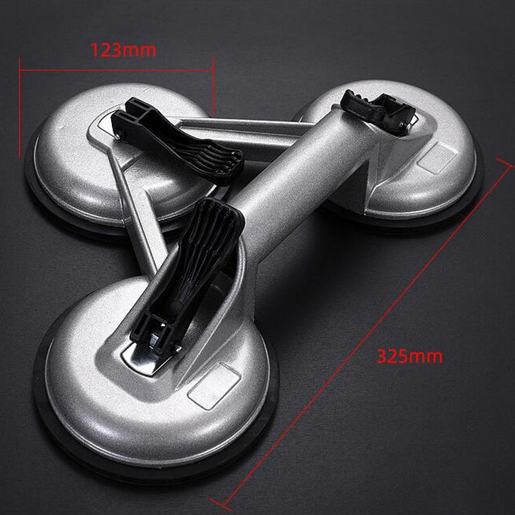 Aluminum Heavy-Duty Glass Suction Cup Hardware Tool, Three Claws, Double Claw