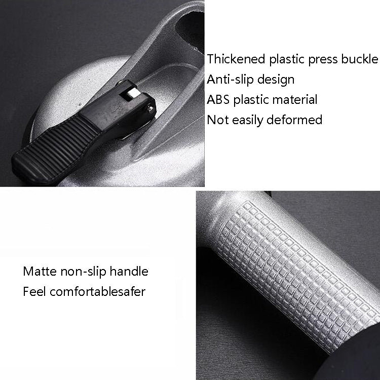 Aluminum Heavy-Duty Glass Suction Cup Hardware Tool, Three Claws, Double Claw