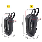 WILD MAN Electric Sooter Hard Shell EVA Front Bag Folding Bicycle Bag, 2L, 3L