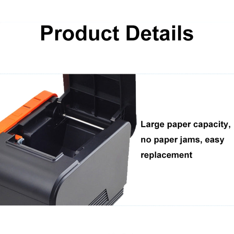 Xprinter XP-T58L 58mm Supermarket Cashier Receipt Thermal Printer, USB Port, Parallel Port