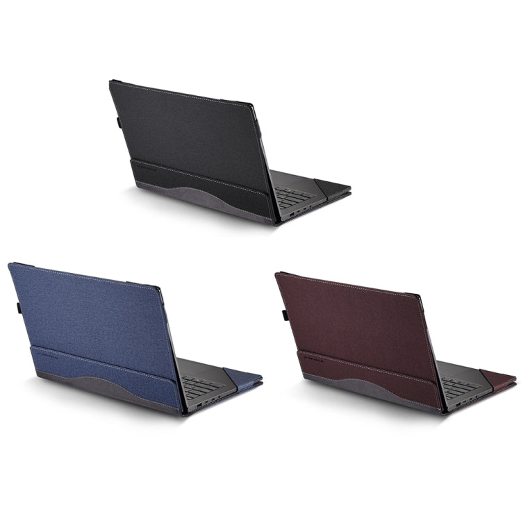 15.6 inch Leather Laptop Anti-Fall Protective Case With Stand, For Samsung Galaxy Book Flex 2020, For Samsung Galaxy Book Pro 360, For Samsung Galaxy Book Pro, For Samsung Galaxy Book 2 Pro, For Samsung Galaxy Book 2 Pro 360, For Samsung Galaxy Book 3 ...