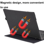 15.6 inch Leather Laptop Anti-Fall Protective Case With Stand, For Samsung Galaxy Book Flex 2020, For Samsung Galaxy Book Pro 360, For Samsung Galaxy Book Pro, For Samsung Galaxy Book 2 Pro, For Samsung Galaxy Book 2 Pro 360, For Samsung Galaxy Book 3 ...