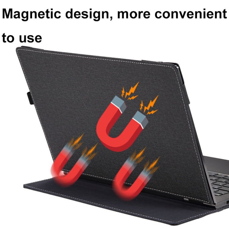15.6 inch Leather Laptop Anti-Fall Protective Case With Stand, For Samsung Galaxy Book Flex 2020, For Samsung Galaxy Book Pro 360, For Samsung Galaxy Book Pro, For Samsung Galaxy Book 2 Pro, For Samsung Galaxy Book 2 Pro 360, For Samsung Galaxy Book 3 ...