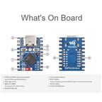 Waveshare ESP32-S3 Mini Development Board, Based On ESP32-S3FH4R2 Dual-Core Processor, without Header, with Header
