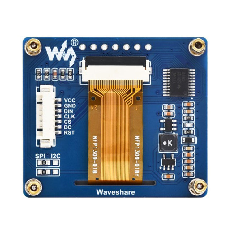 Waveshare 1.54 Inch OLED Display Module, 128×64 Resolution, SPI / I2C Communication