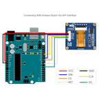 Waveshare 1.54 Inch OLED Display Module, 128×64 Resolution, SPI / I2C Communication