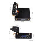 Waveshare 25334 For Jetson Orin Aluminum Alloy Case With Camera Holder