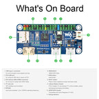 Waveshare 25506 RP2040-PiZero Development Board, Based On Raspberry Pi RP2040, 264KB SRAM And 16MB, RP2040-PiZero with Pinheader