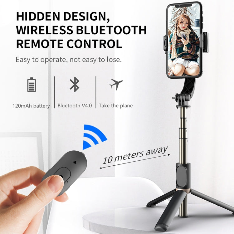 CYKE Q08 Anti-Shake Gimbal Bluetooth Selfie Stick Handheld Phone Live Tripod, No light Version
