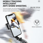 CYKE Q08 Anti-Shake Gimbal Bluetooth Selfie Stick Handheld Phone Live Tripod, No light Version