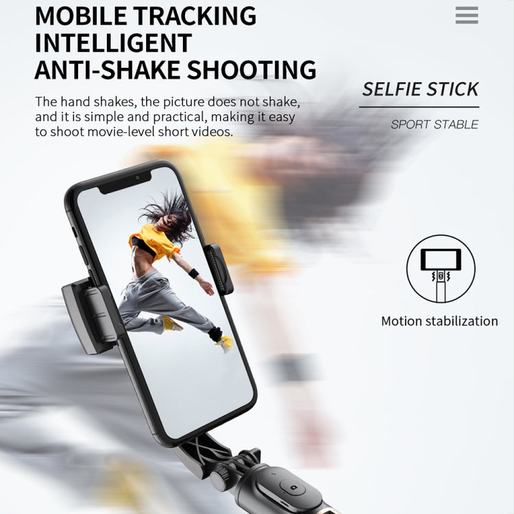 CYKE Q08 Anti-Shake Gimbal Bluetooth Selfie Stick Handheld Phone Live Tripod, No light Version