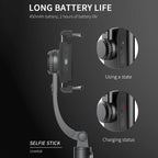 CYKE Q08 Anti-Shake Gimbal Bluetooth Selfie Stick Handheld Phone Live Tripod, No light Version