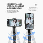 CYKE Q08 Anti-Shake Gimbal Bluetooth Selfie Stick Handheld Phone Live Tripod, No light Version