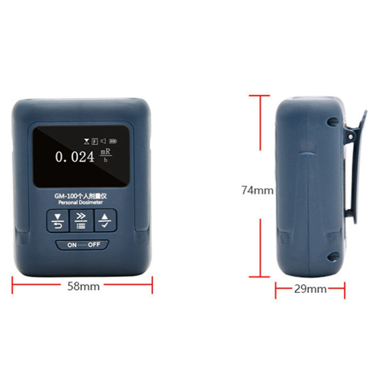 Nuclear Radiation Detector Radioactive Environment αβγX-Ray Detector, GM100, GM100A