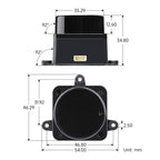 Waveshare 24782 DTOF Laser Lidar Sensor STL27L, 360 Degree Omni-Directional Lidar, UART Bus, 24782