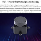 Waveshare 24782 DTOF Laser Lidar Sensor STL27L, 360 Degree Omni-Directional Lidar, UART Bus, 24782