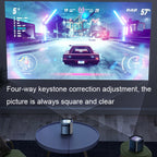 P3 Mini Home HD Projector Portable 1080P Dual-Band 5G WiFi Smart Voice Projector