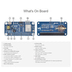 Waveshare For Raspberry Pi LC29H Series Dual-Band L1+L5 Positioning GPS Module, (AA) GPS HAT, (BS) GPS/RTK HAT, (DA) GPS/RTK HAT
