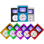 Mini Lavalier Metal MP3 Music Player with Screen, With 128M Memory Card
