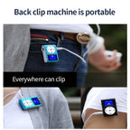 Mini Lavalier Metal MP3 Music Player with Screen, With 128M Memory Card