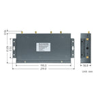 Waveshare RM520N-GL Wireless CPE Industrial 5G Router, Snapdragon X62 Onboard, US Plug, EU Plug, UK Plug
