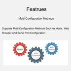 Waveshare 25116 UART to WiFi And Ethernet Module, Integrated 802.11b/g/n Module, 25116