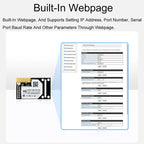 Waveshare 25116 UART to WiFi And Ethernet Module, Integrated 802.11b/g/n Module, 25116