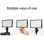 1008 LEDs Stepless Adjustment Live Fill Light Reversible Photography Soft Light, EU Plug, 14 inch