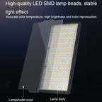 LED Stepless Adjustment Live Fill Light Reversible Photography Soft Light, 8 inch, 10 inch, 12 inch