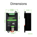 Waveshare 23949 USB To RS485/422 Isolated Converter, FT232RL And SP485EEN, 23949