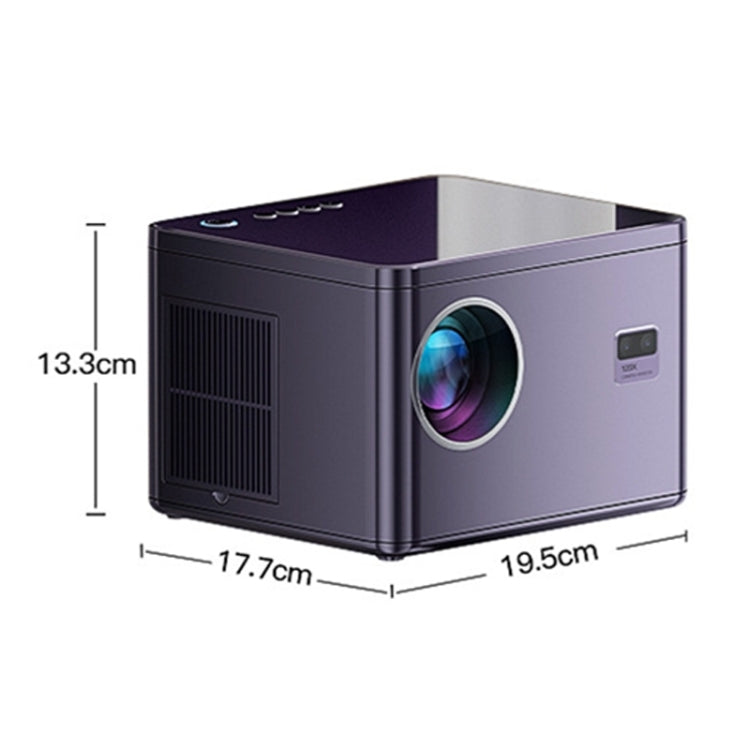 K1 1080P HD Motorized Focus Projector Home 5G Dual-Band WiFi Wireless Projector