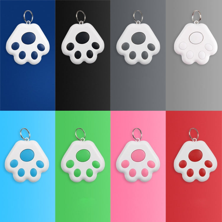 2 PCS HYC-09 Dog Paw Bluetooth Anti-Lost Device Pet Tracking Locator Keychain Smart Search Two-Way Alarm, Dog Paw White, Dog Paw Light Blue, Dog Paw Green, Dog Paw Pink, Dog Paw Red, Dog Paw Dark Blue, Dog Paw Dark Gray, Dog Paw Black